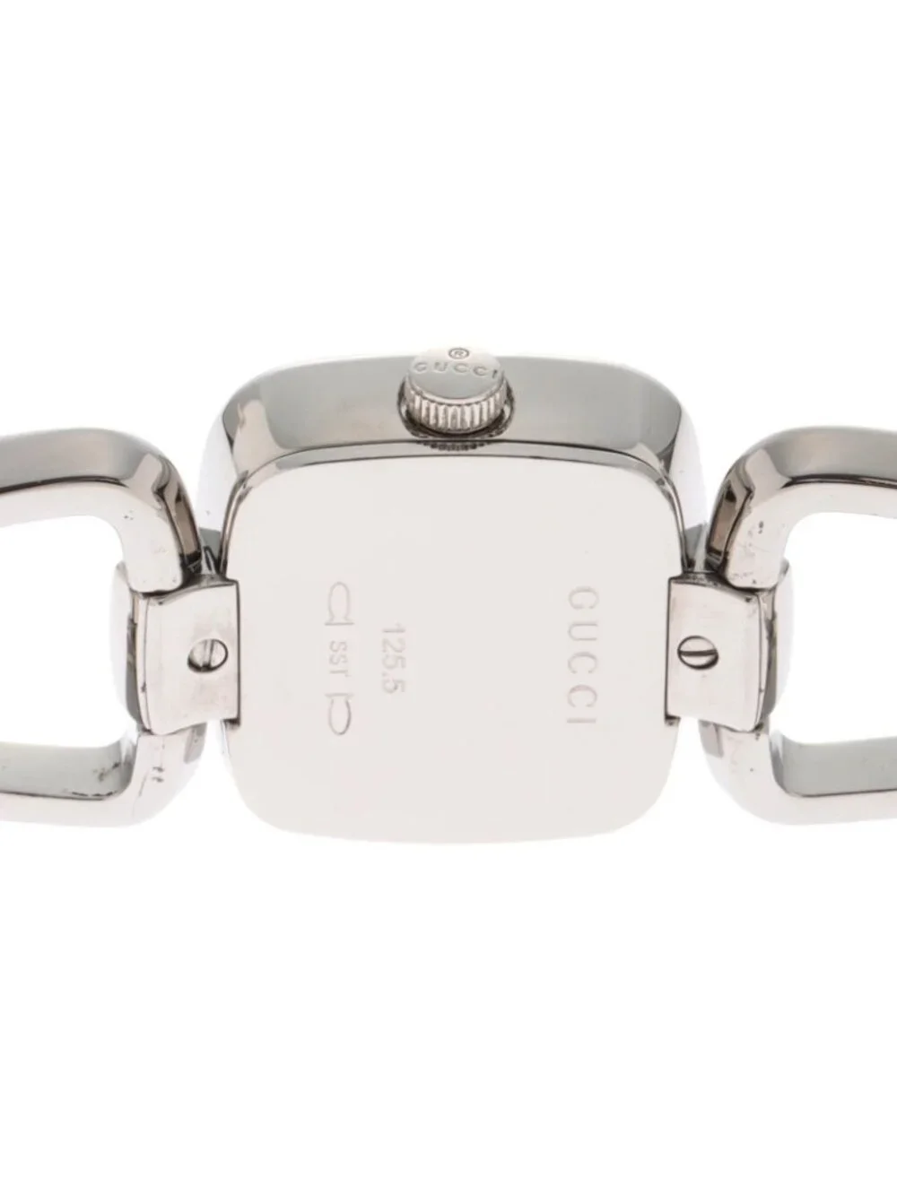 Gucci 125.5 Watch Stainless Steel Shell Quartz